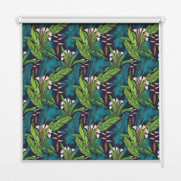 Rolgordijn verduisterend Exotische planten