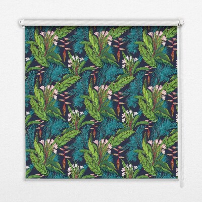 Rolgordijn verduisterend Exotische planten