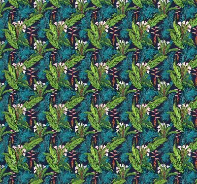 Rolgordijn verduisterend Exotische planten