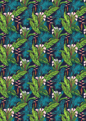 Rolgordijn verduisterend Exotische planten