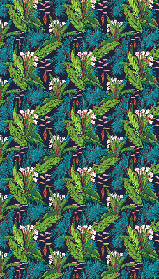 Rolgordijn verduisterend Exotische planten