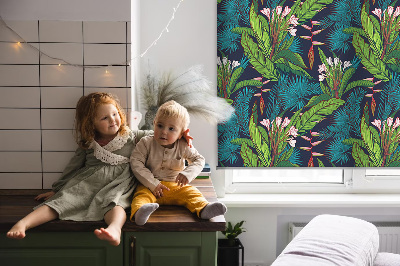 Rolgordijn verduisterend Exotische planten