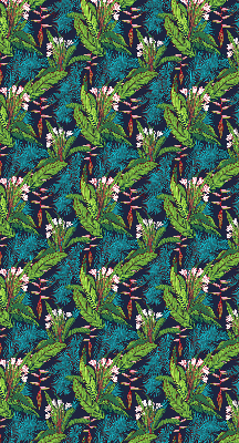 Rolgordijn verduisterend Exotische planten