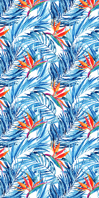 Rolgordijn verduisterend Blauwe bladeren