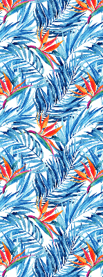 Rolgordijn verduisterend Blauwe bladeren