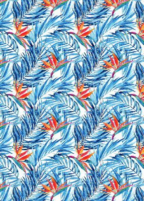 Rolgordijn verduisterend Blauwe bladeren