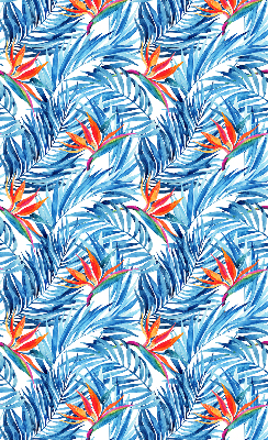 Rolgordijn verduisterend Blauwe bladeren