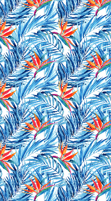 Rolgordijn verduisterend Blauwe bladeren