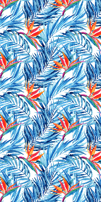 Rolgordijn verduisterend Blauwe bladeren