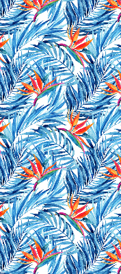 Rolgordijn verduisterend Blauwe bladeren