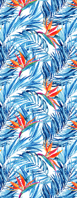 Rolgordijn verduisterend Blauwe bladeren