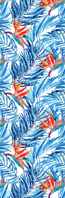 Rolgordijn verduisterend Blauwe bladeren