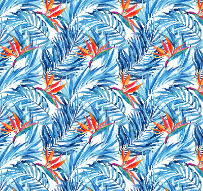 Rolgordijn verduisterend Blauwe bladeren