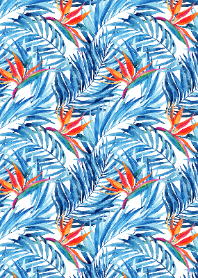 Rolgordijn verduisterend Blauwe bladeren