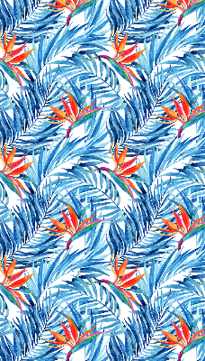 Rolgordijn verduisterend Blauwe bladeren