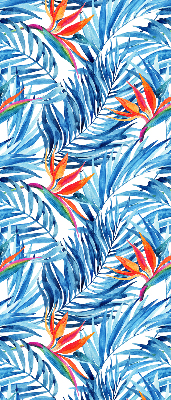 Rolgordijn verduisterend Blauwe bladeren