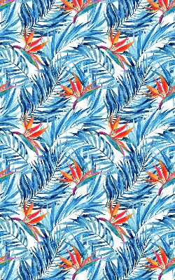 Rolgordijn verduisterend Blauwe bladeren