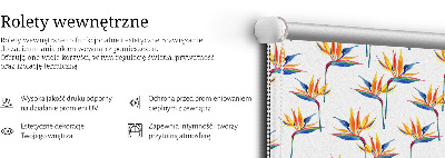 Rolgordijn voor het raam Kleurrijke bladeren