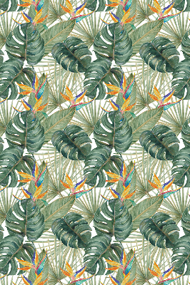 Rolgordijn voor het raam Tropische planten