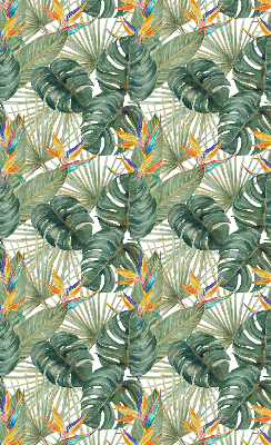 Rolgordijn voor het raam Tropische planten