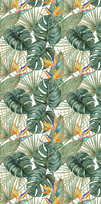 Rolgordijn voor het raam Tropische planten