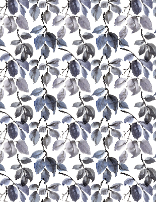 Rolgordijn voor het raam Donkere bladeren