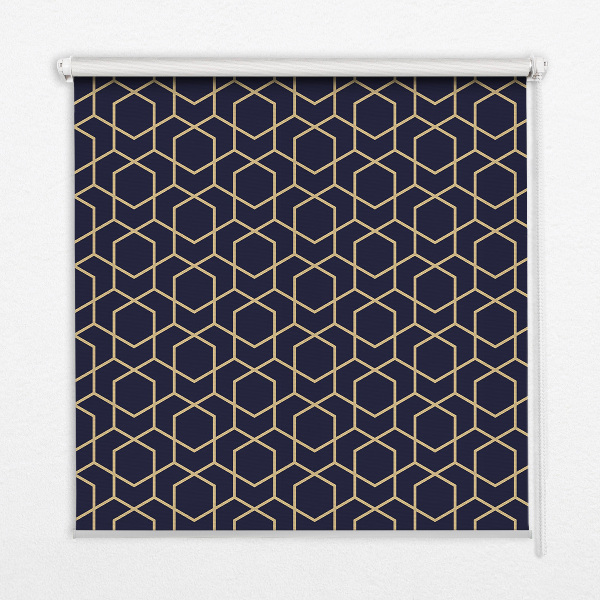 Rolgordijn verduisterend 3D-kubus