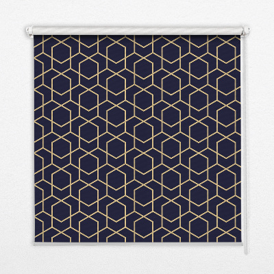 Rolgordijn verduisterend 3D-kubus