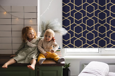 Rolgordijn verduisterend 3D-kubus