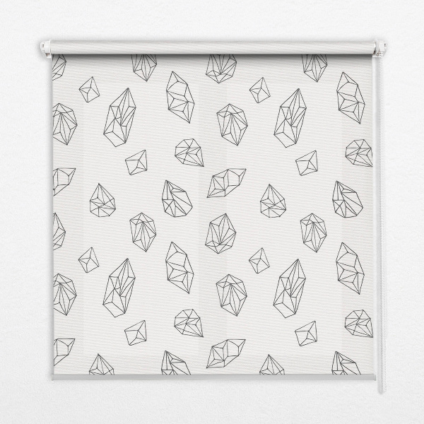 Rolgordijn voor het raam Geometrische vormen
