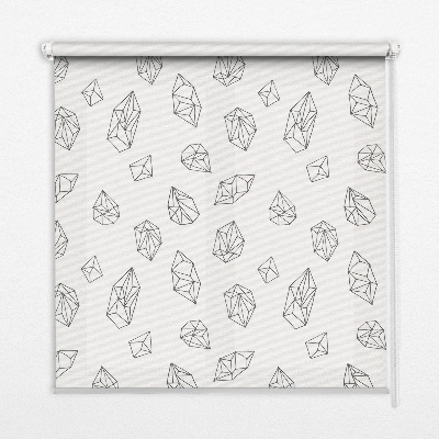 Rolgordijn voor het raam Geometrische vormen
