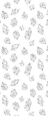 Rolgordijn voor het raam Geometrische vormen