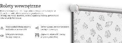 Rolgordijn voor het raam Geometrische vormen