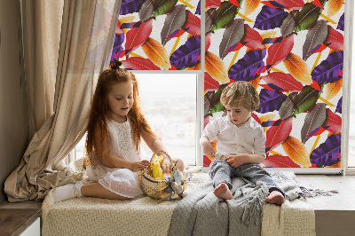 Rolgordijn verduisterend Kleurrijke bladeren