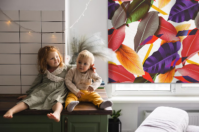 Rolgordijn verduisterend Kleurrijke bladeren