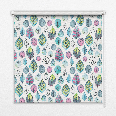 Rolgordijn voor het raam Kleurrijke bladeren