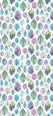 Rolgordijn voor het raam Kleurrijke bladeren