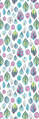 Rolgordijn voor het raam Kleurrijke bladeren