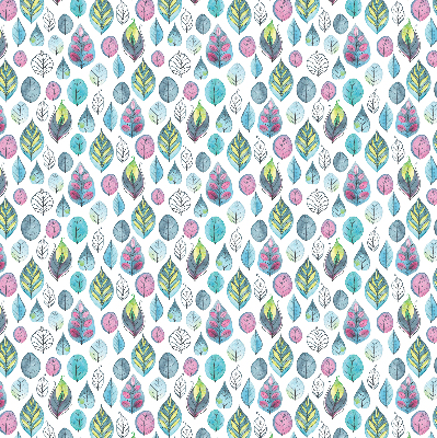 Rolgordijn voor het raam Kleurrijke bladeren