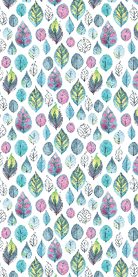 Rolgordijn voor het raam Kleurrijke bladeren