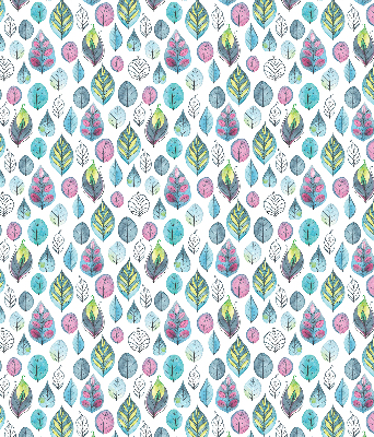 Rolgordijn voor het raam Kleurrijke bladeren