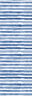 Rolgordijn voor het raam Geschilderde blauwe strepen