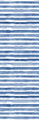 Rolgordijn voor het raam Geschilderde blauwe strepen