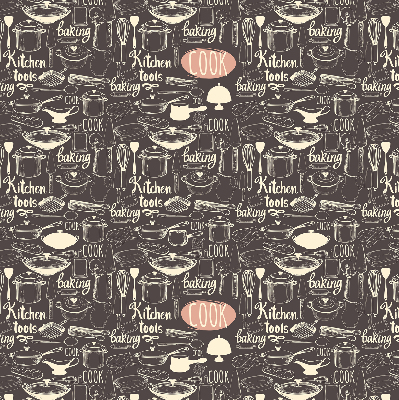 Rolgordijn voor het raam Keukengerei