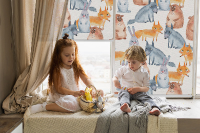 Rolgordijn verduisterend Dieren