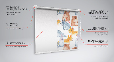 Rolgordijn verduisterend Dieren