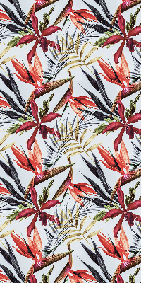 Rolgordijn voor het raam Exotische bladeren