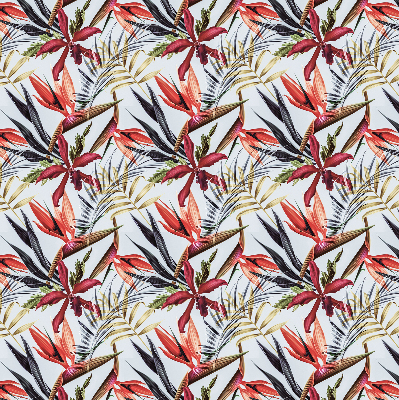 Rolgordijn voor het raam Exotische bladeren