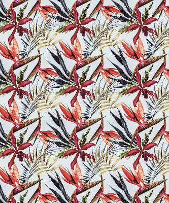 Rolgordijn voor het raam Exotische bladeren