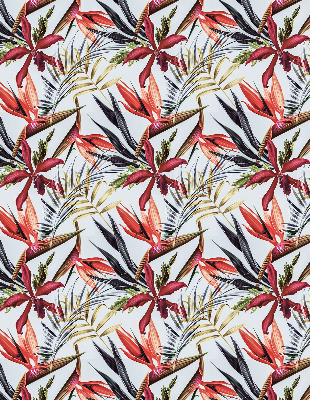 Rolgordijn voor het raam Exotische bladeren